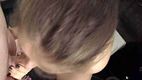 Neighbor Brunette Sucks Cock in POV Deepthroat