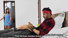 Latina Roommate Craves Big Dick Before Going Out, Fingering Her Pussy With Monster Cock In Reality Hardcore Scene