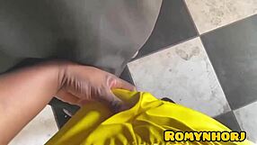 Neighbor Hangs Clothes On Roof, I Cum On Her Skin Hard