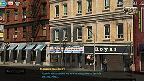 Fashionbusiness casually reveals her tits in the alley during e1 58.