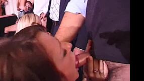 sperma party kicks off with wild italian gangbang action