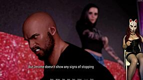 Stripper Performs Blowjob In Animated Tale Eve 7