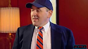 Blonde Femdom Dominates Fetish Comedy