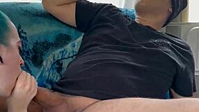 Damn! 18-year-old hooker sucks off a huge Hispanic cock in trailer park!