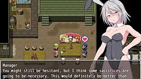 Outdoor anime porn with humiliation and exhibition in the town of Labyrinth