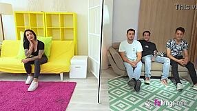 spanish babe nelia estrada bends over to milk cocks dry