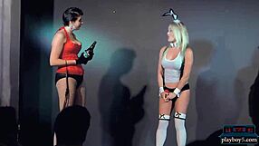 Blonde Femdom Dominates Fetish Comedy