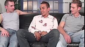 Twink's thrilling gay threesome adventure