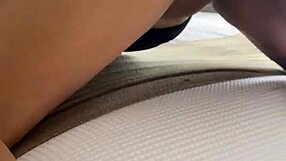 White woman gets intense anal doggy