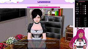 vtuber lewdneko moans loud in harem hotel part 21 with toys