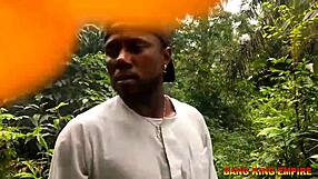 African pornstar bangs stepmother hard on farm in 4k cowgirl