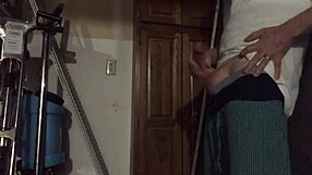 Gay man receives an intense rubdown