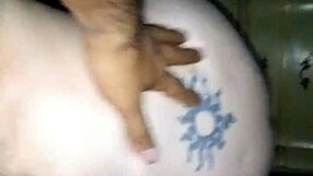 Watch this wife suck that monster cock! She's blowing it with pure hunger.