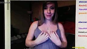 Pregnant Webcam Cutie Shows Boobs Pussy And Sings!