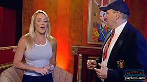 Blonde Femdom Dominates Fetish Comedy