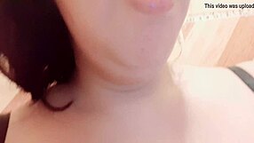 Crazy BITCH with natural TITS FUCKS monster COCK wildly.