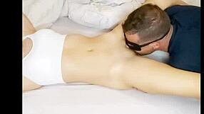 Oh, I love it when Nick licks my shaved pussy!