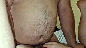 i watched this hairy fat gay trio suck cocks and fuck bareback in a quick group session, feeling the intense passion