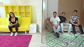 spanish babe nelia estrada bends over to milk cocks dry