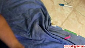 boss sends me home with cum-filled shorts, husband notices the mess