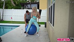 Kay Lovely Shows Rigorous Workout Routine