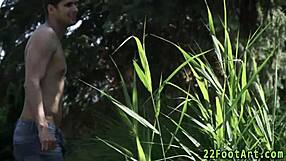 The fetish babe receives a facial after intense oral play.