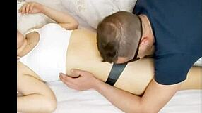 Oh, I love it when Nick licks my shaved pussy!