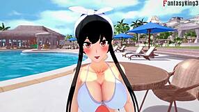 Yor Forger In Bikini Pool Sex Spy X Family Genshin Impact Fantasyking3