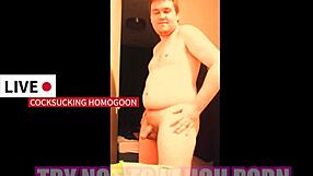 Gay fun at its best with a silly cocksucking homogoon