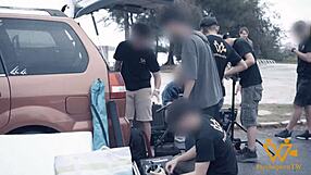 Asian Girl Fucks After Beach