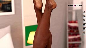 Alex fucks Latisha's pussy with her dildo!