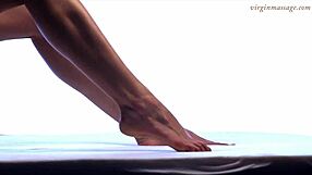 Vika's Tight Virgin Pussy Seduced and Massaged by Petite Teen