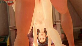 In Uncensored Hentai, Phoenix the Elf Begs for Standing Doggy Style and Gets Fucked Hard by Interracial Partner