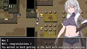 Outdoor anime porn with humiliation and exhibition in the town of Labyrinth