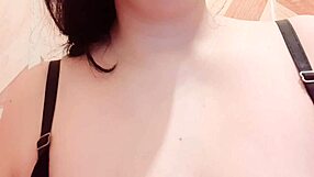 Crazy BITCH with natural TITS FUCKS monster COCK wildly.