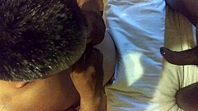 Sucking Black Shemale's Monster Cock!