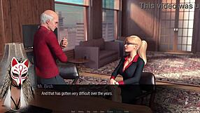 jessica oneil's hard news ep 4: blonde milf in 3d office game
