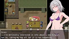 Outdoor anime porn with humiliation and exhibition in the town of Labyrinth