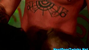 Teen Twinks Suck Muscular Bodybuilder Cock In Gay 3some Group