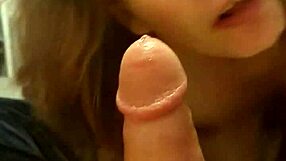 Girlfriend Sucks Boyfriend's Big Cock