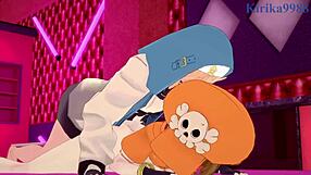 may and bridget have intense anal sex in guilty gear strive hentai