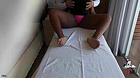 hidden camera catches married latina having intense orgasms from naughty therapist's tantric massage