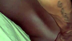 Ebony step mom shares a caring moment with her stepson