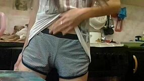 I masturbate in the kitchen while my parents watch tv in the other room, girls fly orgasm