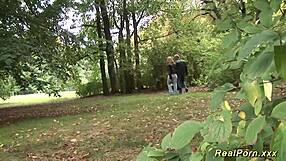 Holy! German Stepmom Picked Up for Raw Outdoor Sex!
