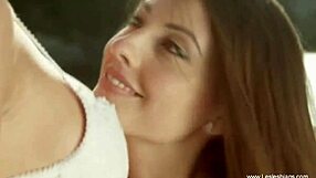 Horny lesbians licking each other?