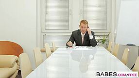 Carolina abril learns the ropes with huge ebony tits and curvy body