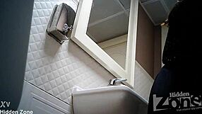 hidden camera in the toilet of a bar