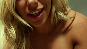 Milf olivia austin swallows cum after licking balls!