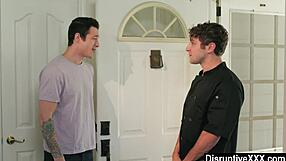 this closeted guy is fucking his cooking instructor in the kitchen! 😏🍆